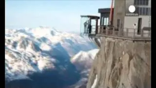 Take in a glass-bottom view of the Alps