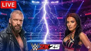TRIPLE H VS ZELINA| ​LIVE : Play WWE2K25 LIVE: Aaj Hoga Asli Muqabla! 🥊