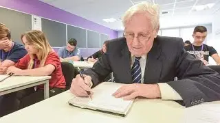 87 Year Old Grandad Goes Back To College