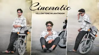 Lightroom Mobile Cinematic Yellow Tone Retouching | Lightroom Photo Editing Tutorial/nsb Editing 01 
