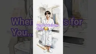 V in a Bathrobe&hellip; What Now? 👀🔥