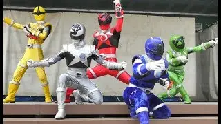 宇宙戦隊キュウレンジャーショー １９分からのハミィとナーガが面白い♪ 最前列高画質 Uchu Sentai Kyuranger kidsshow
