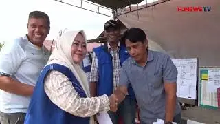Kunjungi Korban Kebakaran di Sabak Ilir, Ketua DPRD Zilawati Turut Serahkan Bantuan 