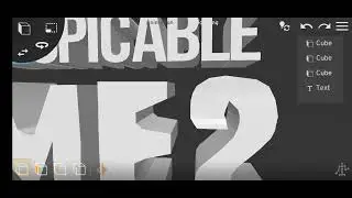 I have made my own despicable me 2 logo part 3 again