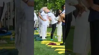 PM Modi's Diplomacy-Asana In America | PM Modi Perform Yoga In New York | International Yoga Day