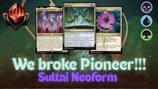 Destroying Top Tier Mythic with this Brew!!! │Sultai Neoform Bo3 Pioneer Mtg Arena