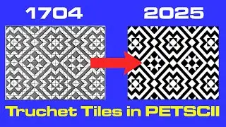 Truchet Tiles in PETSCII: Commodore 64