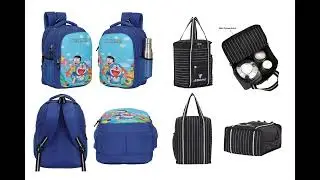 Backpack 01 Doraemon+Lunch Bag 01 Black