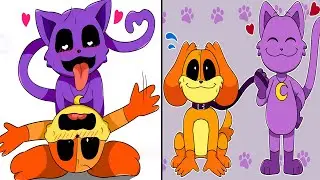 DogDay and CatNap's Wild Side vs Soft Side | Poppy Playtime Chapter 4 Comic Dub