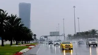 Heavy rain floods streets in Bahrain | Gulf News | Middle East | Vlogs | Digital Safar