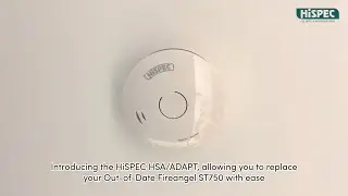 How to easily replace a ST750 Smoke Alarm using Hispec's Adapter Plate