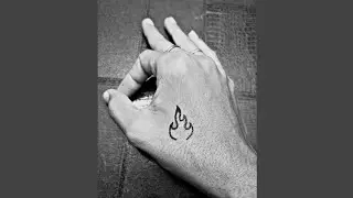 Fire tattoo design on hand || #shorts #youtubeshorts