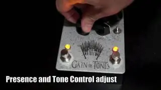 LEAD OF TONES - Gain of Tones Distortion setting