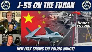 J-35A on Type 003 Fujian | Wings Folded &mdash; Navy Fighter Pilots React