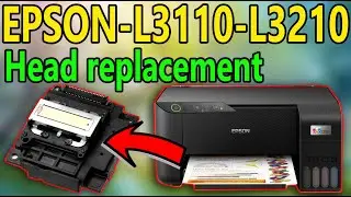 How to replace Head in Epson L3110 - L3210 - L3150