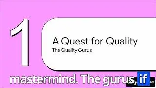 9 Quality Gurus - Contibutions