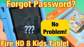 Планшет Fire HD 8 Kids: Забыли пароль? Сбросить пароль. Ничего не потеряете!