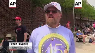 Trump Supporters Show Up Early in Pa.