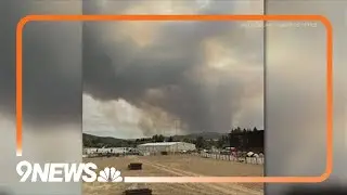 High winds fueling wildfires near Meeker