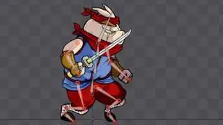 Dragonbones, Ninja Piggy Animation