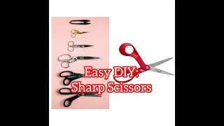 5 minutes DIY: Sharpen your scissors without spending money in 5 minutes @Stylebyreme