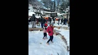 Murree snowfall/ Murree weather/ #murree/ #shorts