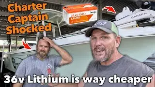 36v Lithium battery for trolling motor is way cheaper than Lead Acid or AGM batteries! #TEMGO
