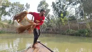 Big Fish Catch With Cast Net | Fishing Video