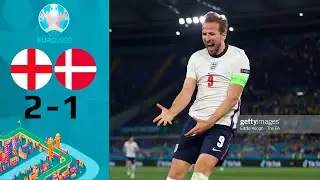 England vs Denmark 2-1 Highlights & Goals | EURO 2020