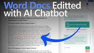 Gemini AI RIGHT IN Microsoft Word - Building a Word Add-in | Unscripted Coding