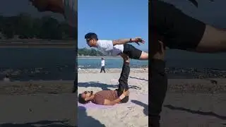 Acro Yoga for Beginners | Simple & Safe Basics | Acro yoga flying High with Zero Effort |