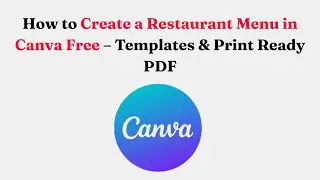 Как создать меню ресторана в Canva бесплатно &ndash; шаблоны и PDF-файлы, готовые к печати
