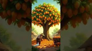 Farmer's Golden Mango Tree #farmer #golden #mango #tree#ai#video