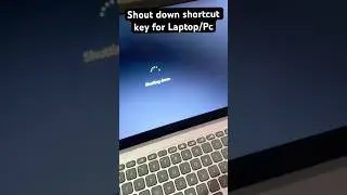Shut down Shortcut key for laptop /pc #laptop #pc #hp #asus#apple#computer #shortcutkeys#keyboard