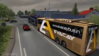 India's longest multiaxle bus, Mercedes Shd 2441 of Evacay