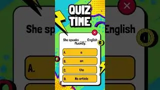 Use of Article quiz #english #grammar #englishgrammar