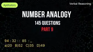 Number Analogy -9/Analogy Test /Reasoning Tricks/Analogy Questions /Number Analogy Reasoning Tricks