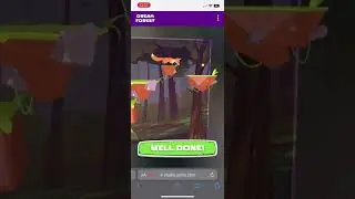 WebAR game (packaging experiences): Dream Forest (Jumping Fox)