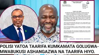 KIMEUMANA BAADA YA TAARIFA YA POLISI KUMSHIKIRIA GOLUGWA, MWABUKUSI ASHANGAZWA NA SABABU WALIZOZITOA