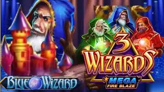 Blue Wizard & 3 Wizards with $150 Total in Spinning for some Wins 🤞 on Chumba Casino