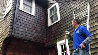 cleaning cedar siding with oxiclean without a pressure washer