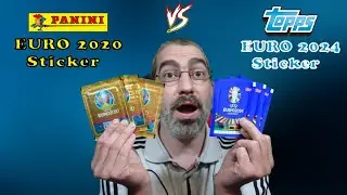 Topps EURO 2024 Sticker gegen Panini EURO 2020 Sticker #battle #topps #panini #sticker #euro2024