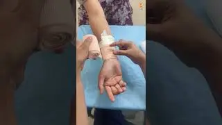 Серия уроков по технике наложения повязок | Круговая повязка