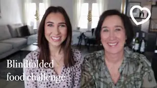 BLINDFOLDED FOOD CHALLENGE WITH MY MOM // Renske van Alphen