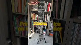 Printing my graphic design work on a label maker