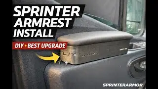 Установка подлокотника в Mercedes Sprinter | Самостоятельная установка дверного подлокотника (Spr...