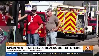 Phoenix apartment fire leaves dozens without a home