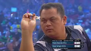 PAOLO NEBRIDA VS PETER WRIGHT HIGHLIGHTS 2025 BAHRAIN DARTS MASTERS