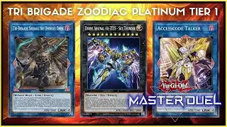 TRI BRIGADE ZOODIAC DECK MASTER DUEL PLATINUM TIER 1