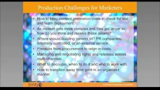 TrinityP3 Webinar Series: Transforming Production for the 21st Century